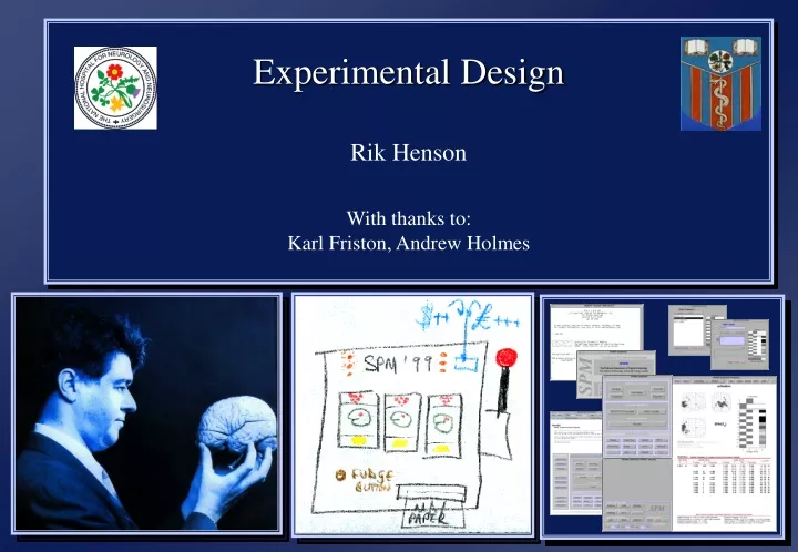 experimental design rik henson with thanks