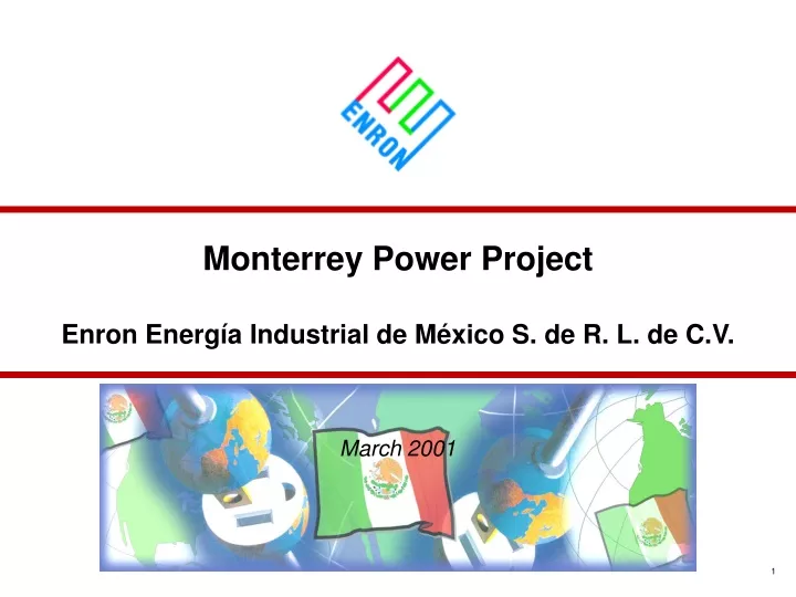 monterrey power project enron energ a industrial de m xico s de r l de c v