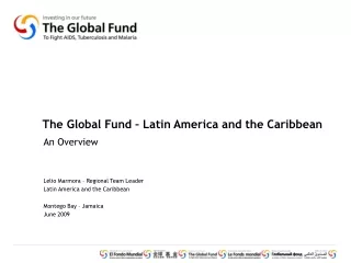 The Global Fund – Latin America and the Caribbean