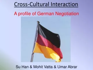 Cross-Cultural Interaction
