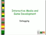 Interactive Media and Game Development - slide 1