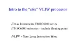 PPT - INTRODUCTION TO THE TMS320C6000 VLIW DSP PowerPoint Presentation ...