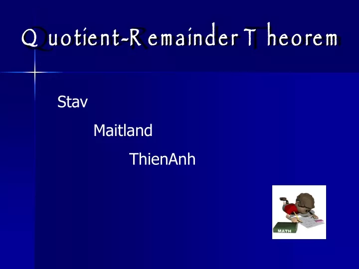 quotient remainder theorem