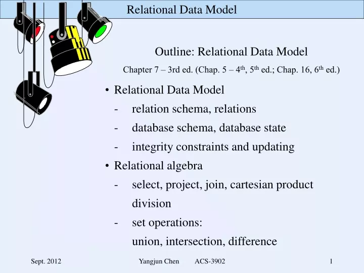 outline relational data model chapter