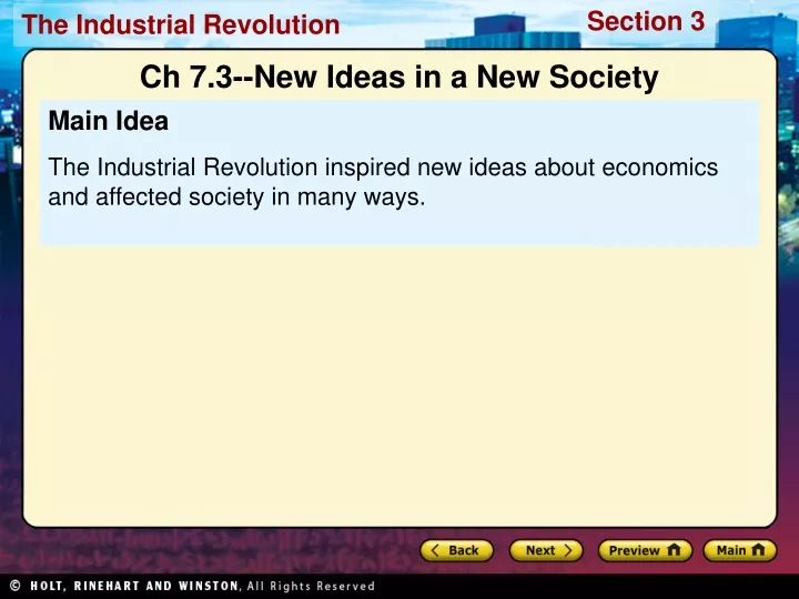 ch 7 3 new ideas in a new society