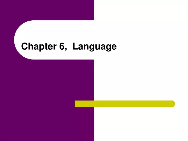 chapter 6 language