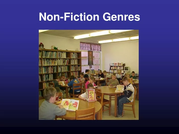 non fiction genres