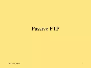 Passive FTP