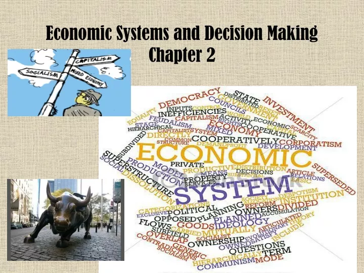 economic systems and decision making chapter 2