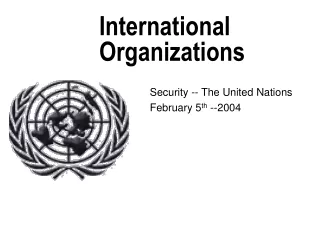 International Organizations