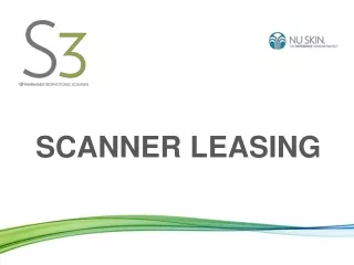 Scanner leasing