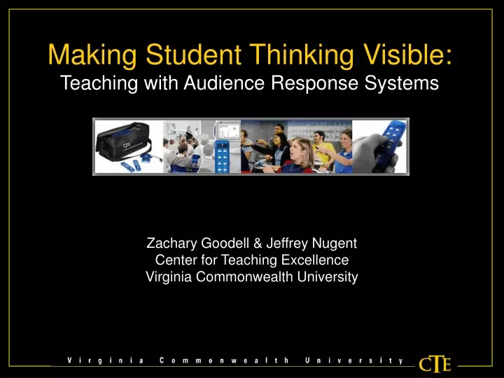 making student thinking visible teaching with