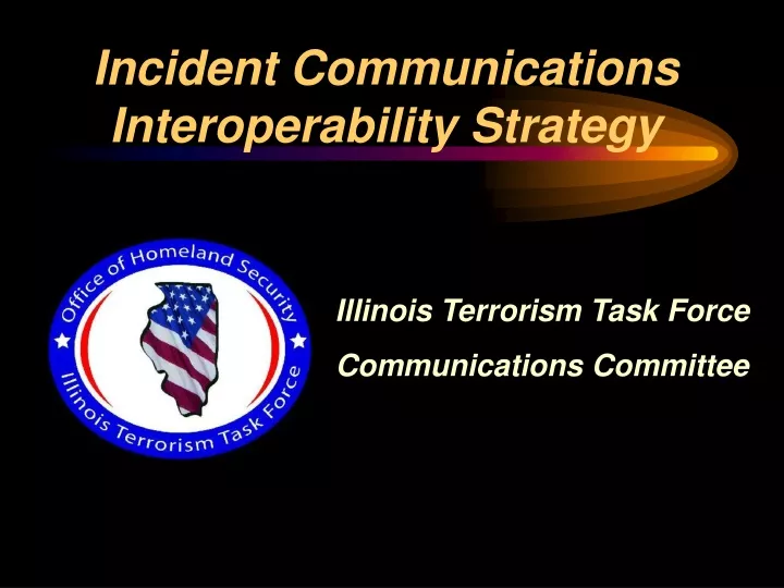 incident communications interoperability strategy