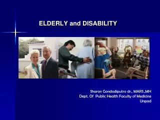ELDERLY  and  DISABILITY