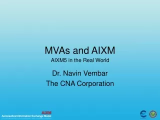 MVAs and AIXM