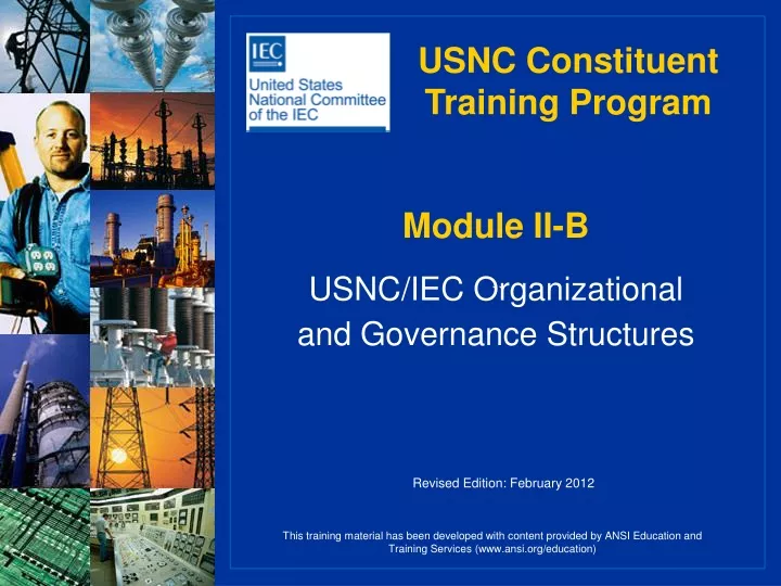 usnc constituent training program