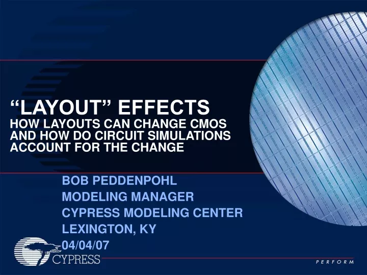 layout effects how layouts can change cmos and how do circuit simulations account for the change