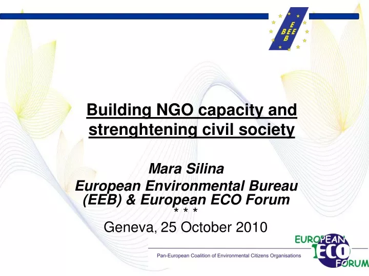 mara silina european environmental bureau eeb european eco forum geneva 25 october 2010