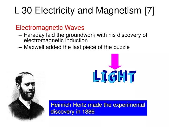 l 30 electricity and magnetism 7