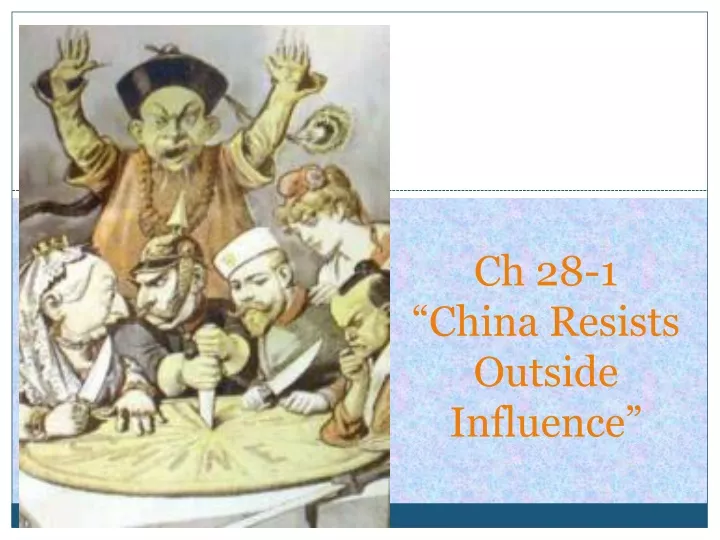 ch 28 1 china resists outside influence