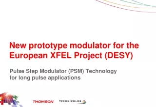 New prototype modulator for the European XFEL Project (DESY)