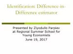 Differences-in-Differences Estimator - slide 1