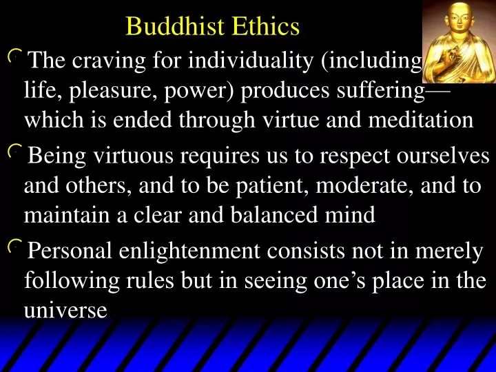 buddhist ethics
