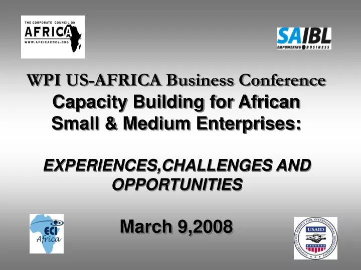 wpi us africa business conference capacity