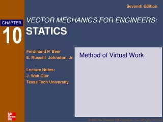 Method of Virtual Work