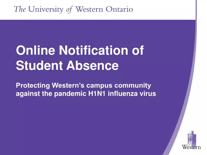 online notification of student absence protecting