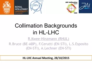 Collimation Backgrounds  in HL-LHC