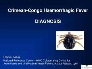 Crimean-Congo Haemorrhagic Fever DIAGNOSIS