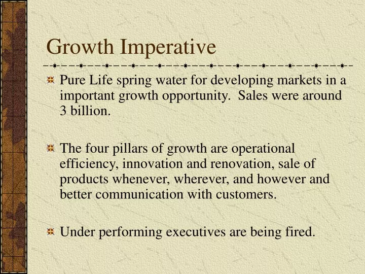 growth imperative