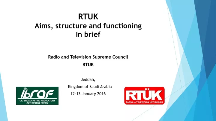 rtuk aims structure and functioning in brief