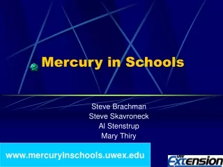 Mercury in Schools