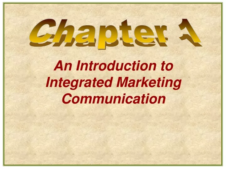 an introduction to integrated marketing communication