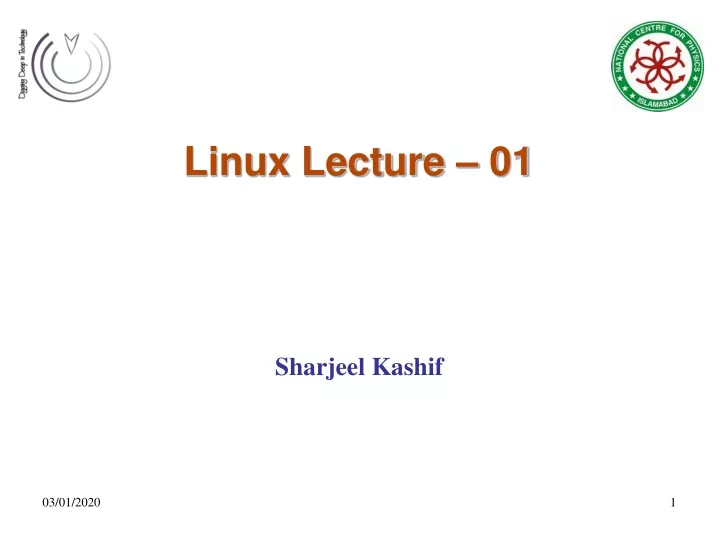 linux lecture 01
