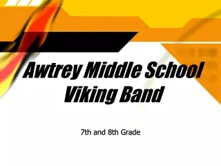 Awtrey Middle School  Viking Band