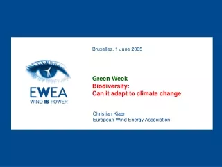 Christian Kjaer European Wind Energy Association