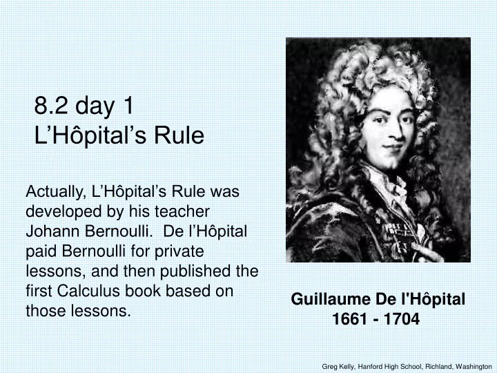8 2 day 1 l h pital s rule