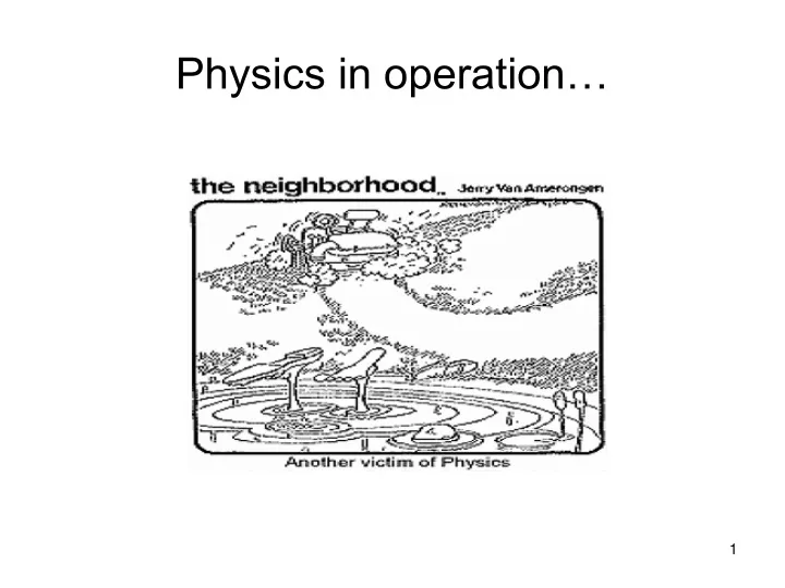 physics in operation