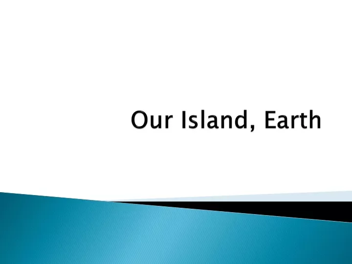our island earth