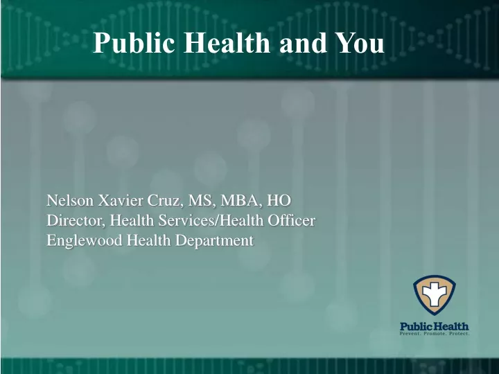 public health and you