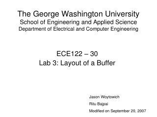 ECE122 – 30 Lab 3: Layout of a Buffer