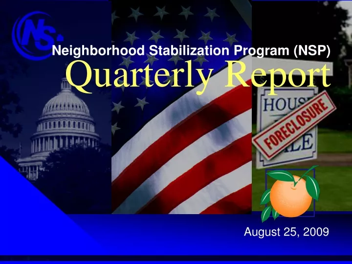 neighborhood stabilization program nsp quarterly
