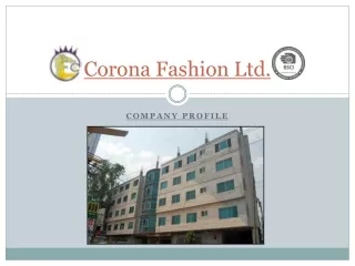 Corona Fashion Ltd.