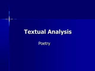 Textual Analysis