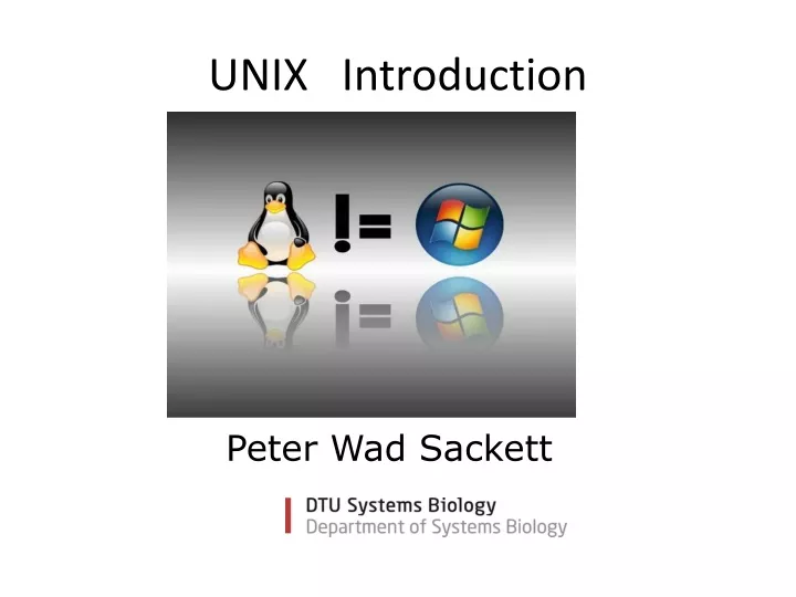 unix introduction