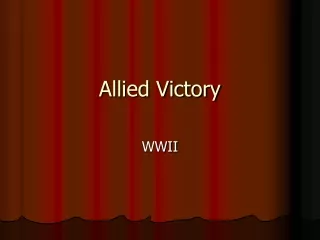 Allied Victory