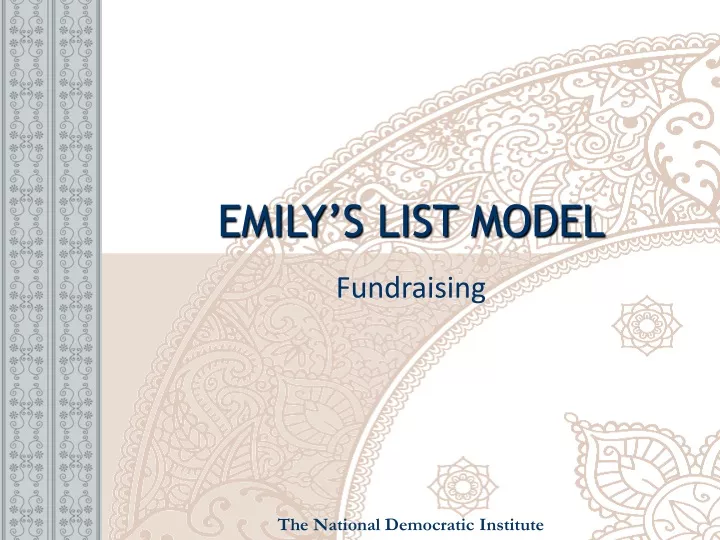 emily s list model